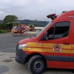 Arcanjo-03 é acionado após homem sofrer convulsão e ser resgatado de telhado em Rio do Sul