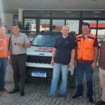 Bombeiros Voluntários de Presidente Getúlio atendem queda de moto no bairro Índio Esquerdo