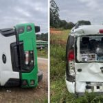 Motociclista fica gravemente ferido após bater contra poste em Ibirama