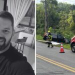 Acidente entre dois carros mobiliza bombeiros na SC-112 em Trombudo Central