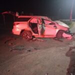 Fogo iniciado do lado de fora atinge arena esportiva em Pouso Redondo
