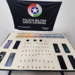 Saída de pista deixa idosa ferida na SC-112 em Trombudo Central