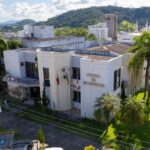 Enxurrada atinge área central de Ibirama nesta sexta-feira