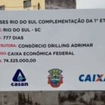 Elevado entre Jardim América e Canoas recebe obras de recuperação e manutenção, em Rio do Sul