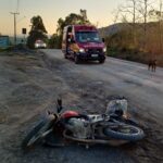 Casa é destruída por incêndio em Rio do Sul