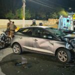 Carro cai em barranco e deixa duas mulheres feridas em São Bento do Sul