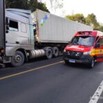 Motociclista morre em grave acidente na BR-116 em Papanduva