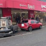 Colisão entre dois caminhões é registrada na BR-280 em Rio Negrinho