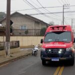 Motociclista fica ferido após colisão durante tentativa de ultrapassagem em Mafra