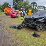 Motorista de caminhão foge após acidente na BR-280 e abandona veículo em Mafra