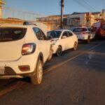 Motociclista sofre amputação de perna após grave acidente com caminhão em São Bento do Sul