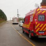 Motociclista de 21 anos fica ferido após colisão com Amarok em Rio Negrinho