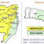 Rio Canoinhas atinge cota de alerta e família deixa casa após alagamento em Canoinhas