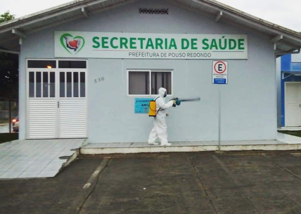 Unidades de Saúde passam por Sanitização em Pouso Redondo