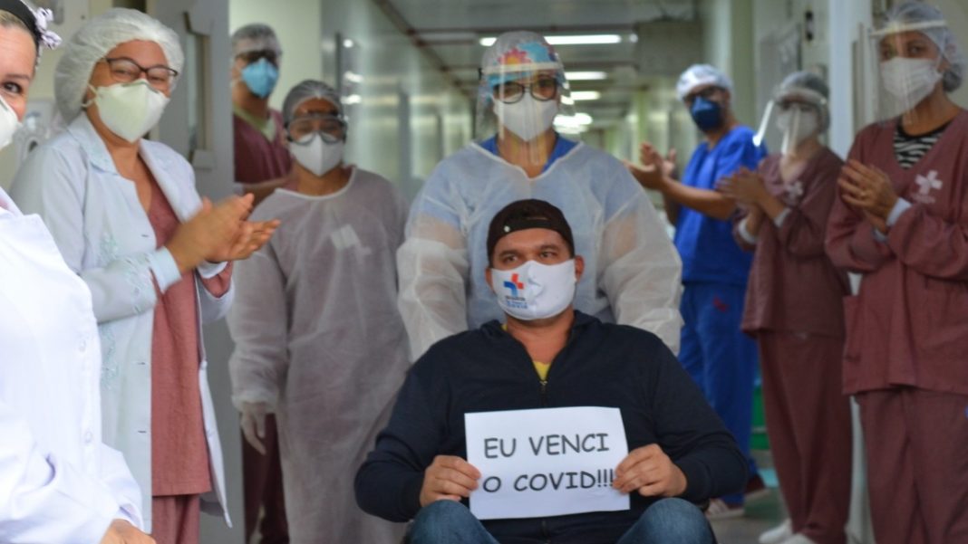 Brasil assume primeiro lugar em número de recuperados da covid-19