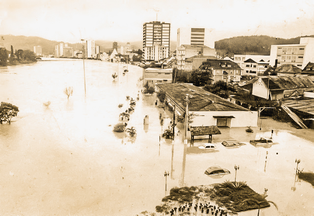 Há 37 anos, enchente no Vale do Itajaí matou 49 pessoas
