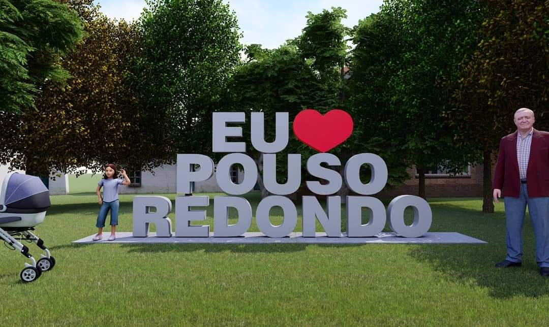 Pouso Redondo terá letreiro “Eu ♥ Pouso Redondo”
