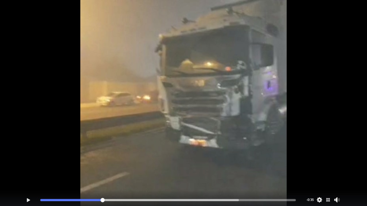 ACIDENTE BR 277: Áudio do motorista do caminhão mostra o desespero logo após o acidente