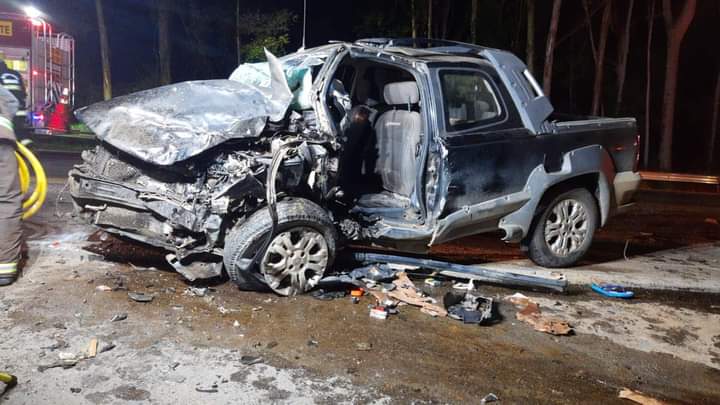 Veículo de Taió se envolve em acidente com morte na BR-470, em Ibirama