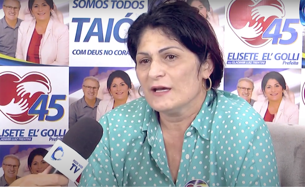 Eleições 2020: Rede Web TV entrevista, Elisete El’Golli, candidata à prefeitura de Taió