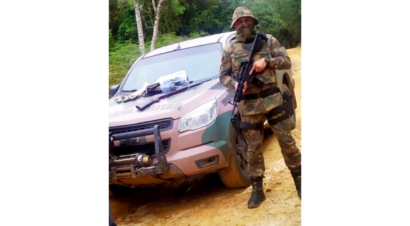 Polícia Ambiental prende caçador, em Taió