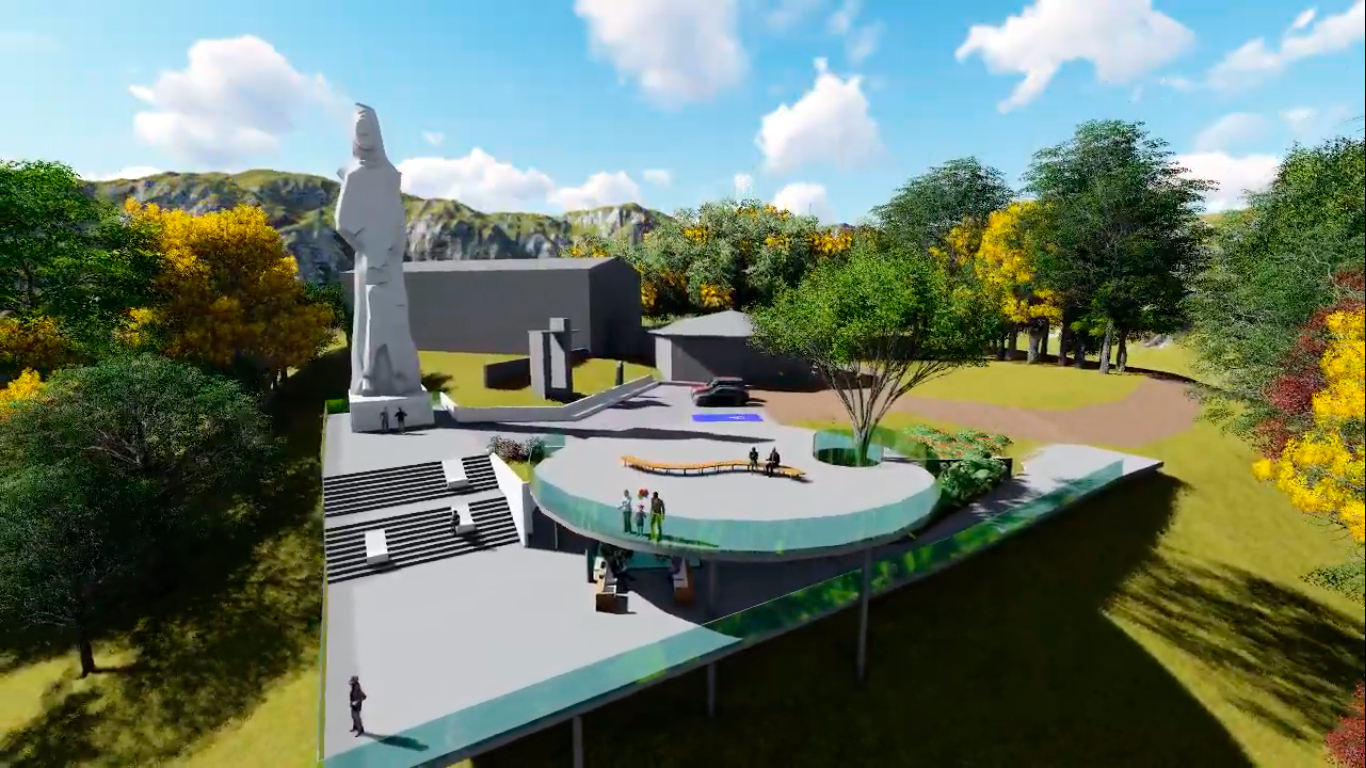 Veja o Projeto de animação em 3D do Mirante no Morro do Santuário em Salete
