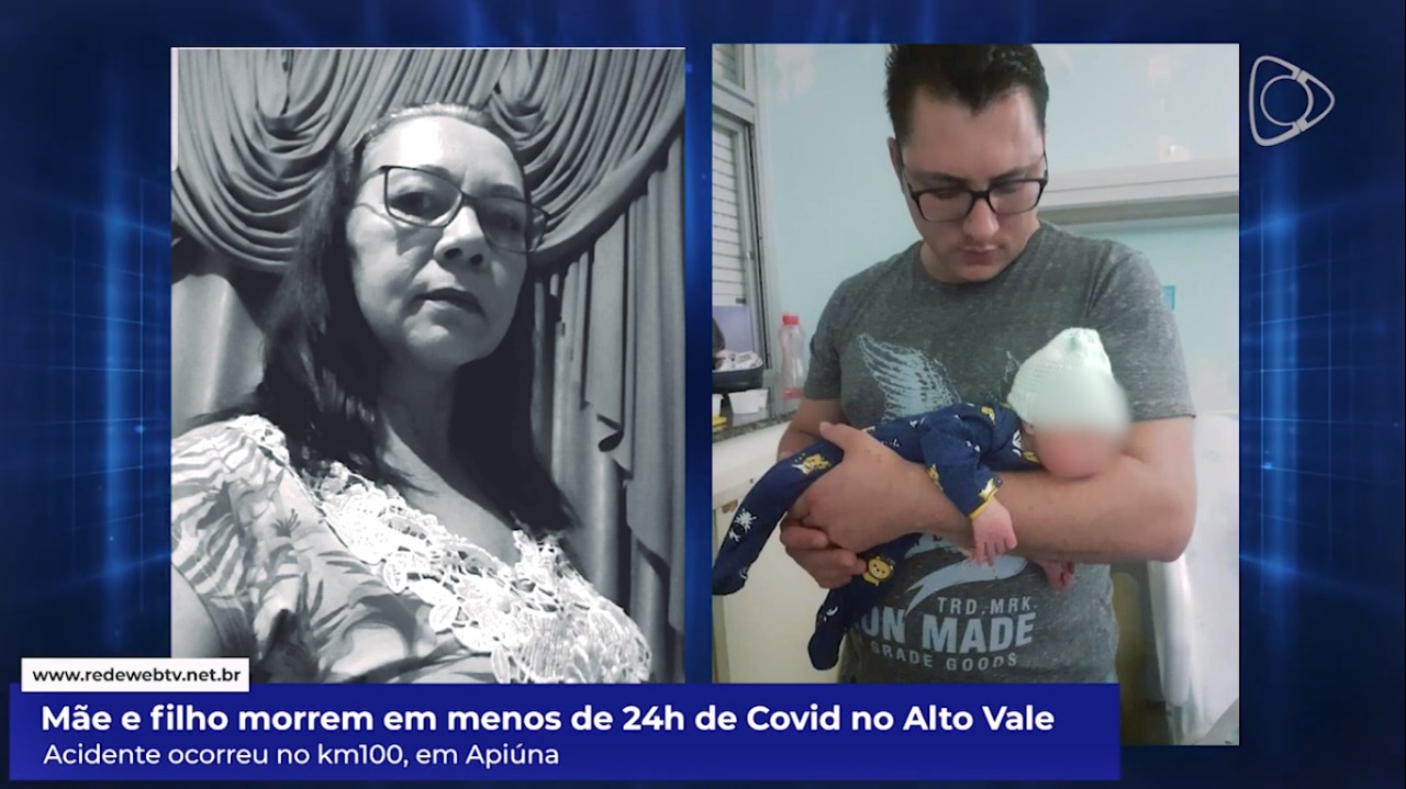 Mãe e filho morrem de Covid-19 em menos de 24h, no Alto Vale