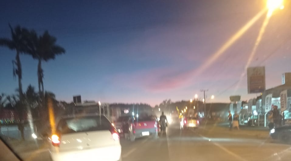Acidente de trânsito é registrado na BR-470, em Pouso Redondo