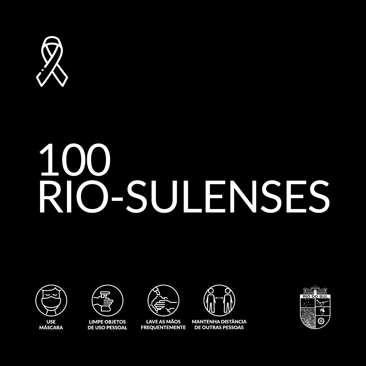 Rio do Sul atinge 100 mortes causadas pela Covid-19