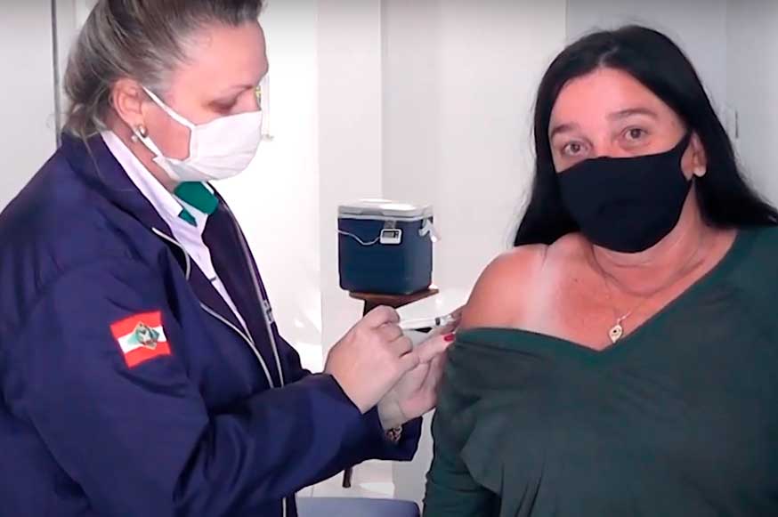 VÍDEO: Secretaria de saúde de Taió segue com as vacinações contra a Covid-19 e a gripe