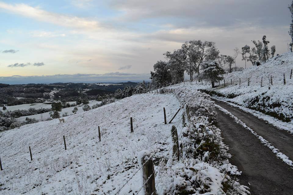 Frio intenso pode trazer neve ao Alto Vale, alerta Epagri/Ciram