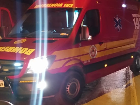 Bombeiros atendem vítima de acidente de trabalho em Mirim Doce