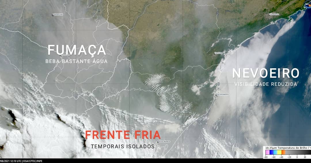Eventos preocupantes sobre o clima no Sul do Brasil