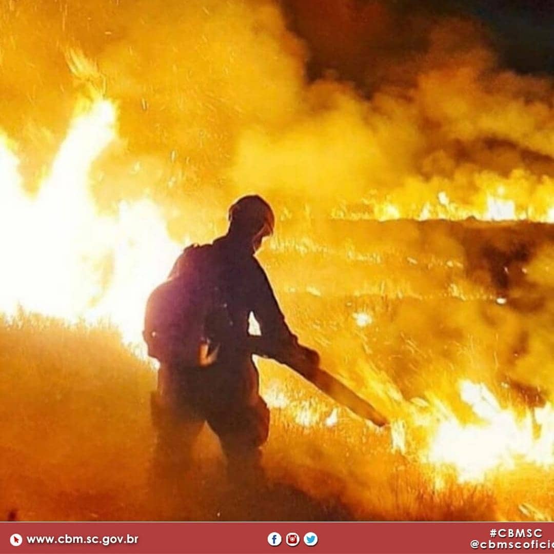 Corpo de Bombeiros alerta sobre queimadas em Taió