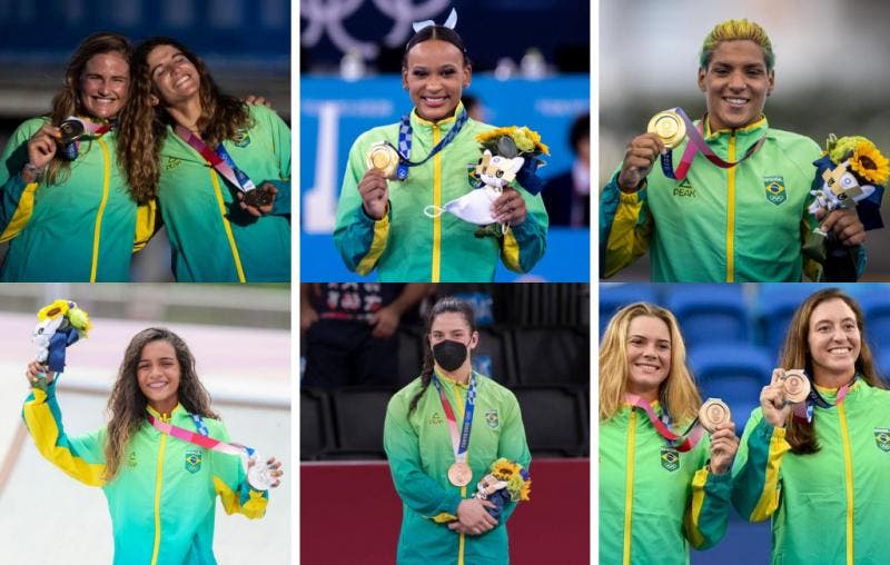 Mulheres de ouro: brasileiras batem recorde de medalhas nas Olimpíadas de Tóquio