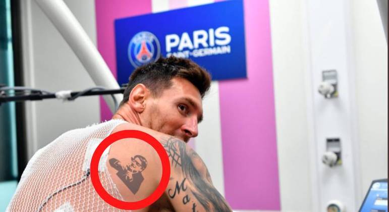 Lionel Messi fez tatuagem do presidente Jair Bolsonaro nas costas?