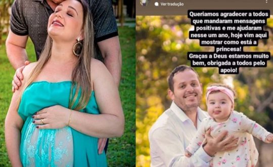 Marido de grávida assassinada em Canelinha mostra a filha após 1 ano do crime que chocou o Brasil
