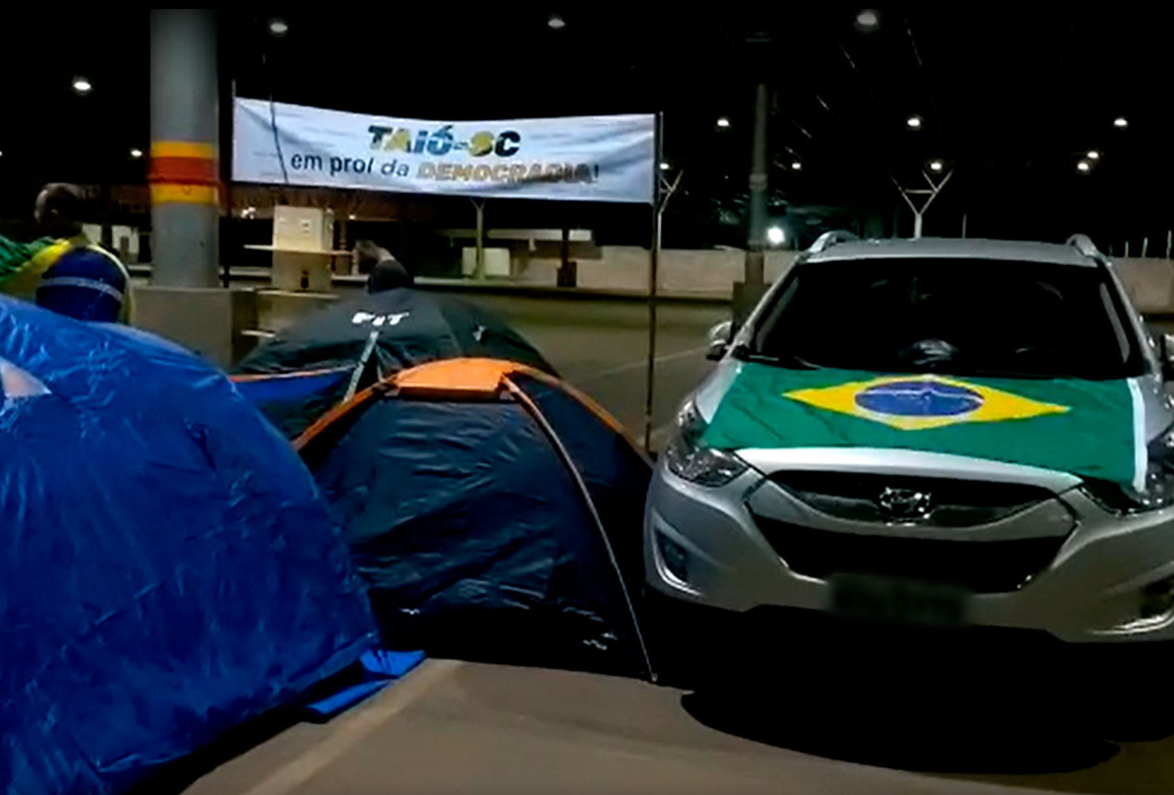 Taioenses chegam à Brasília para protestar neste 7 de setembro
