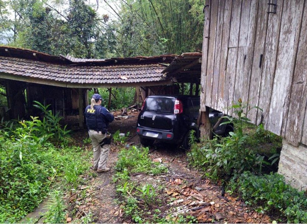 Polícia descobre sítio utilizado como esconderijo de carros roubados em SC