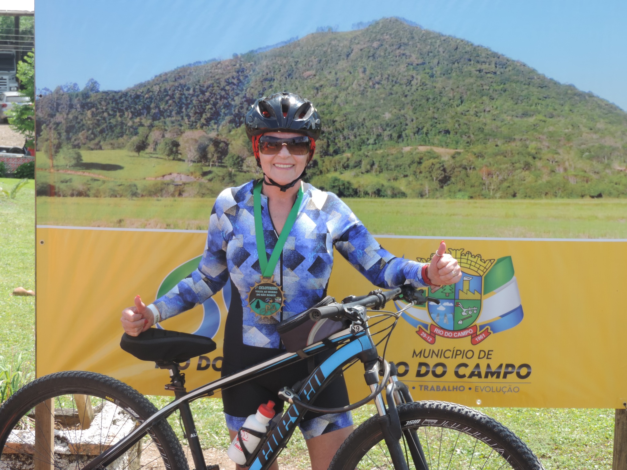 Atleta de 76 anos é destaque do 1º Cicloturismo de Rio do Campo