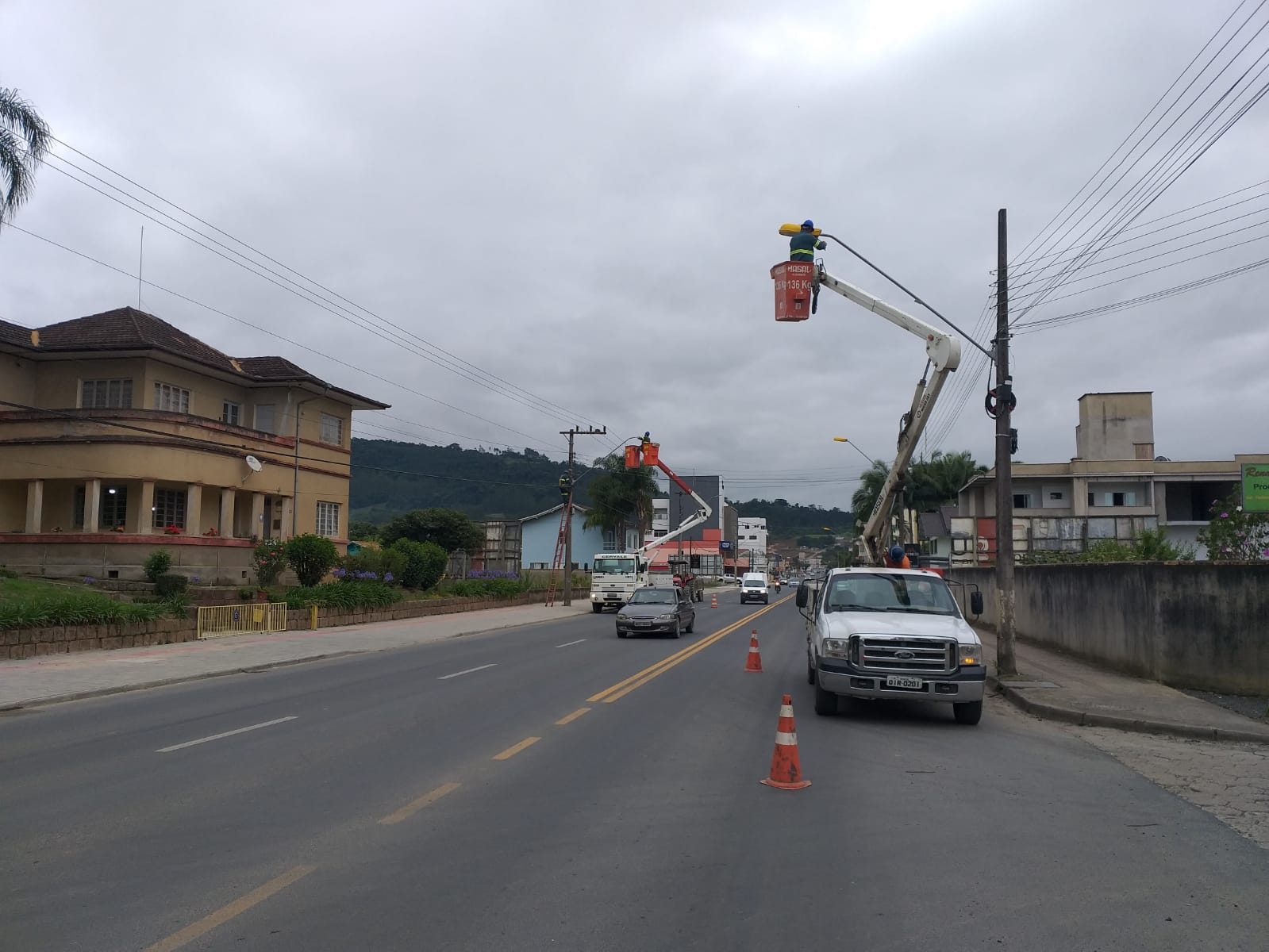 REPORTAGEM: Iluminação Pública de Taió recebe lâmpadas de LED