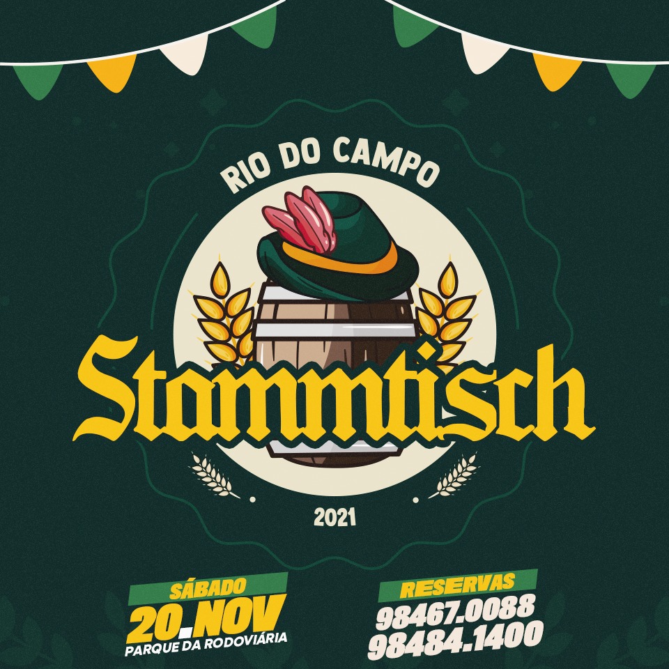 Stammtisch de Rio do Campo acontecerá neste sábado, dia 20
