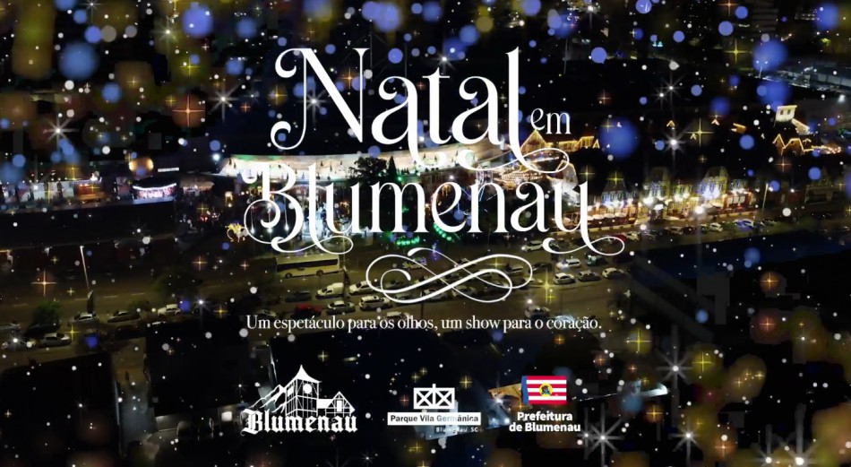 Quem esteve em Blumenau pôde conferir várias atrações no ‘Natal em Blumenau’