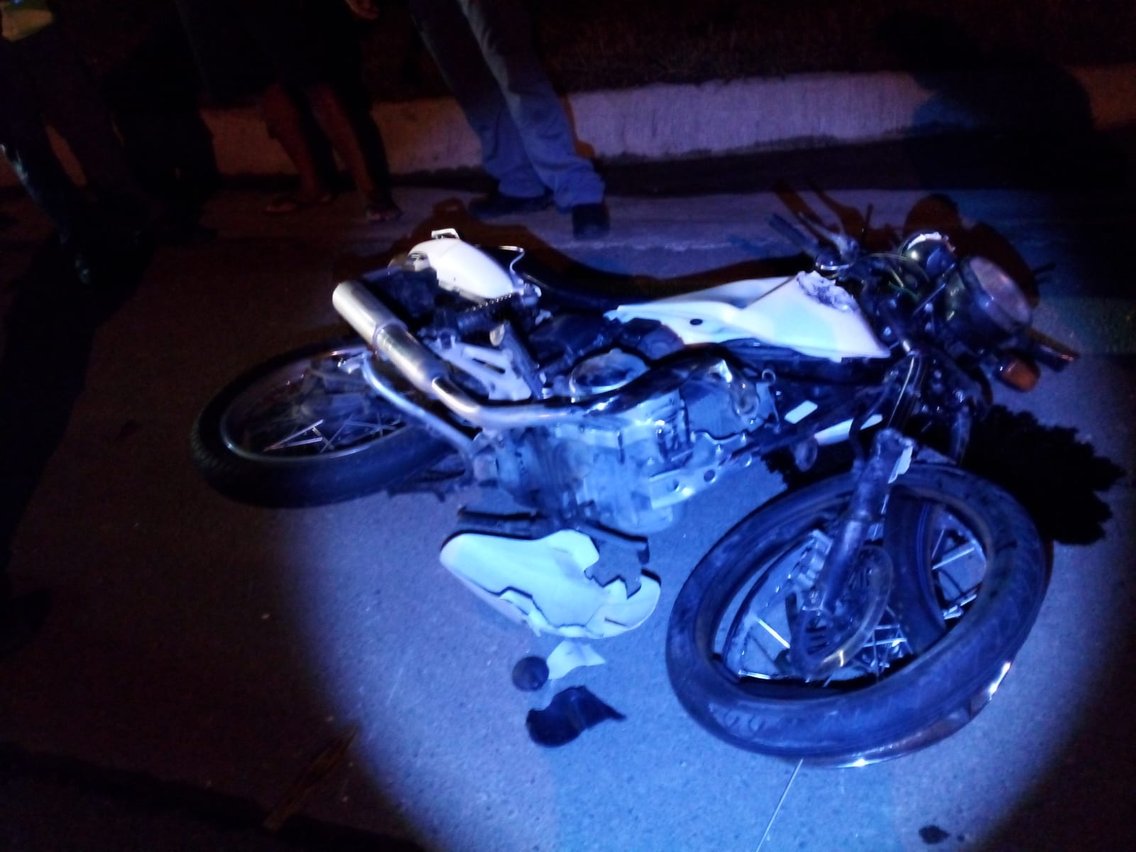 Motociclista fica gravemente ferido após acidente na BR-470, no Alto Vale