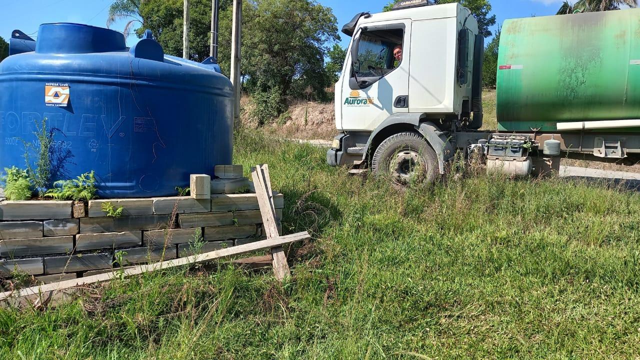 Famílias já estão sem água para consumo devido à estiagem no Alto Vale