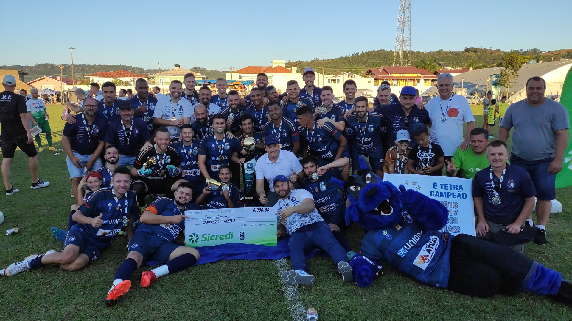Rio do Sul é campeão da Liga Riosulense de Futebol