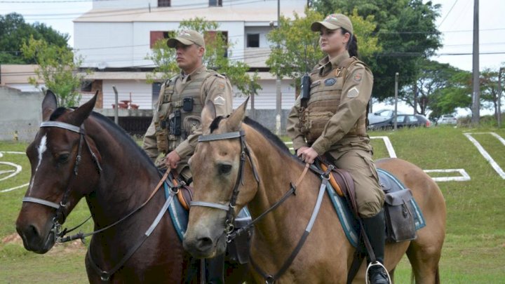 Pela primeira vez, uma mulher fará parte da Cavalaria da Companhia de Patrulhamento Tático (CPT)
