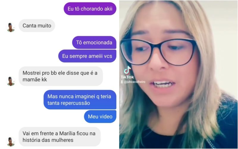 VÍDEO: Filho de Marília Mendonça vê vídeo de sósia catarinense cantando e diz: ‘é a mamãe!’