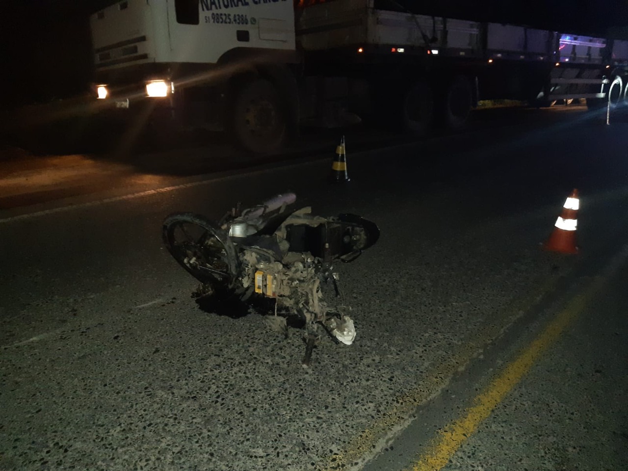 Motociclista morre em grave acidente na BR 470, no Alto Vale