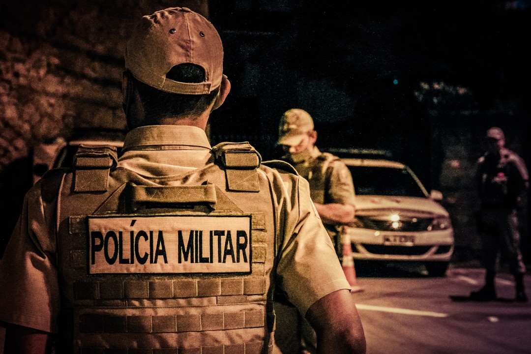 Polícia Militar atende ocorrência de som alto na SC-350, no Alto Vale
